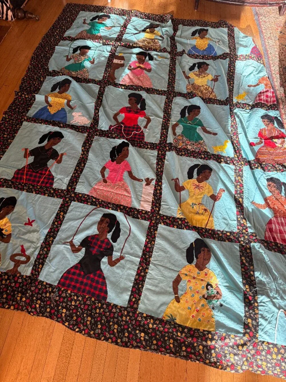 Unique African American Quilt (unfinished)